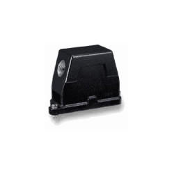 Capot 24B, Aluminium moulé sous pression, IP68/IP69K, Sortie horizontale, M50